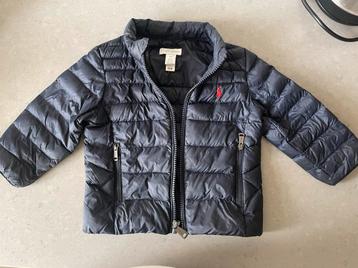 Ralph Lauren Unisex Dons Jas - Donkerblauw - 12M - maat 80 beschikbaar voor biedingen