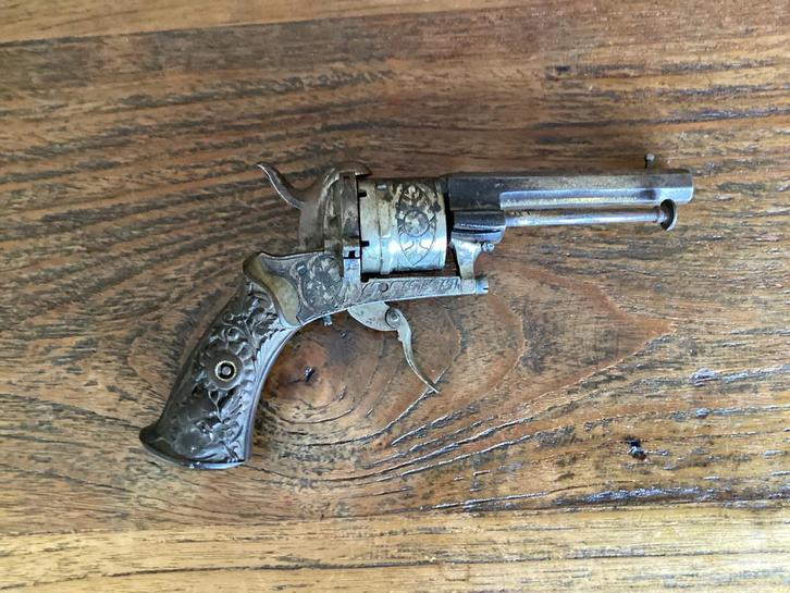 Penvuur revolver pistool, Antiek en Kunst, Antiek | Overige Antiek, Ophalen of Verzenden