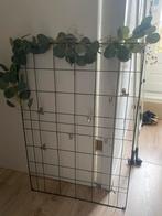 Metalen wandrek met clips, Huis en Inrichting, Woonaccessoires | Memoborden, Ophalen, Gebruikt, Overige typen