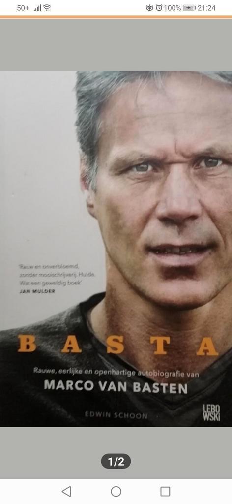 Basta - Edwin Schoon, Boeken, Biografieën, Gelezen, Sport, Ophalen of Verzenden