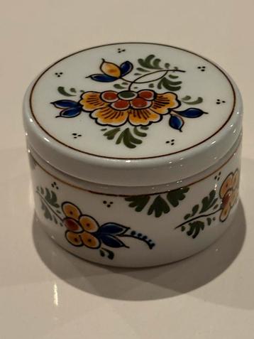 Delfts Blauw Pillendoosje Royal Blue - Handgeschilderd beschikbaar voor biedingen