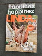 Linda en 2 happinez tijdschriften, Ophalen, Gelezen, Damesbladen