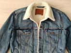 LEVI'S  tussenjas type III sherpa trucker jacket zgan., Blauw, Ophalen of Verzenden, Zo goed als nieuw, Maat 36 (S)