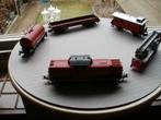 Marklin Ho Brandweer Diesellok Dig.no 212-261-1+3 wagons ., Hobby en Vrije tijd, Modeltreinen | H0, Wisselstroom, Treinset, Ophalen of Verzenden