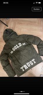 In Gold We Trust heren winterjas maat L, Kleding | Heren, Ophalen of Verzenden, Zo goed als nieuw, Groen