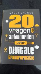20 vragen & antwoorden over digitale transformatie, Ophalen of Verzenden, Nieuw, Menno Lanting