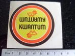 sticker kwantum logo vintage, Verzamelen, Verzenden, Zo goed als nieuw, Winkel of Supermarkt