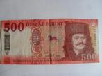 Hongarije 500 forint 2018 bankbiljet Hongaars biljet, Los biljet, Ophalen of Verzenden, Hongarije