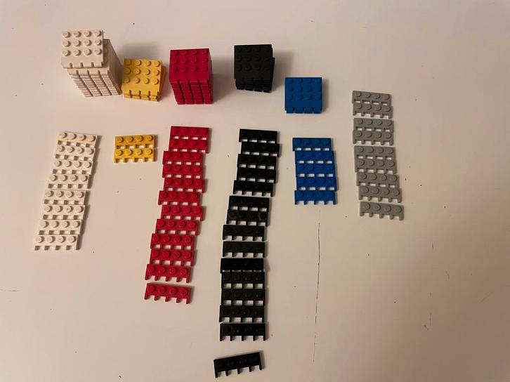 Vintage Lego Scharnieren - Diverse Kleuren, Kinderen en Baby's, Speelgoed | Duplo en Lego, Gebruikt, Lego, Losse stenen, Ophalen of Verzenden