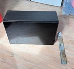 Ikea Besta Zwart met Glasdeur hang kast ophang systeem, Ophalen, Gebruikt, 50 tot 100 cm, Glas
