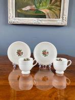 Wedgwood, "Moss rose" espresso/mokkakopjes (2), Ophalen of Verzenden