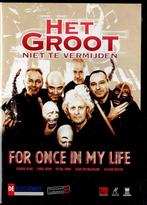 dvd  Het Groot Niet Te Vermijden  "for once in my Life" 2014, Alle leeftijden, Ophalen of Verzenden, Zo goed als nieuw, Muziek en Concerten