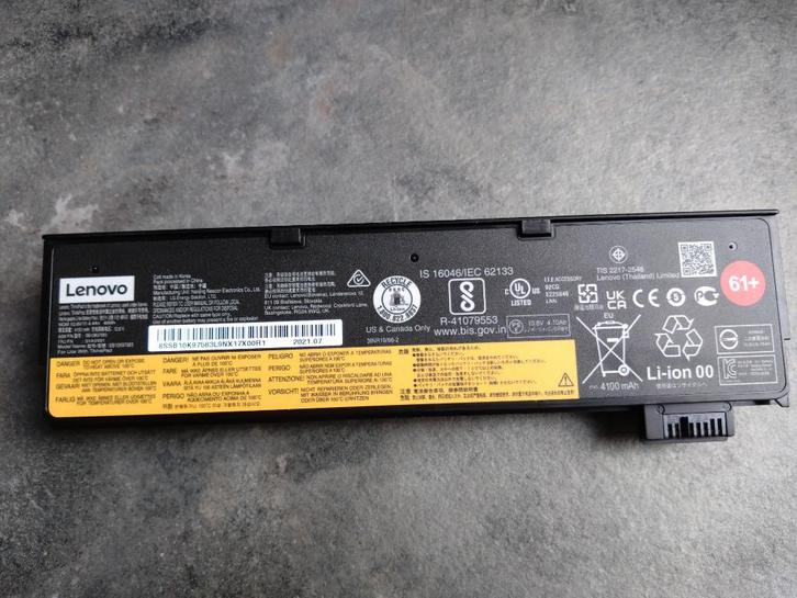 Originele Lenovo Thinkpad Accu 01AV491, Computers en Software, Windows Laptops, Nieuw, 10 inch of minder, Minder dan 2 Ghz, Minder dan 4 GB