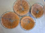 Bloemen ruif - bloemen mand - groot, Gebruikt, Rond, Minder dan 40 cm, Metaal