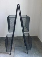 NIEUW handig opberg rekje, met losse bakjes, kleur zwart, Huis en Inrichting, Woonaccessoires | Wandplanken en Boekenplanken, Ophalen