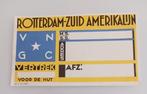 bagagesticker Rotterdam-Zuid Amerika Lijn / Nigoco, Verzamelen, Verzenden, Zo goed als nieuw, Overige typen