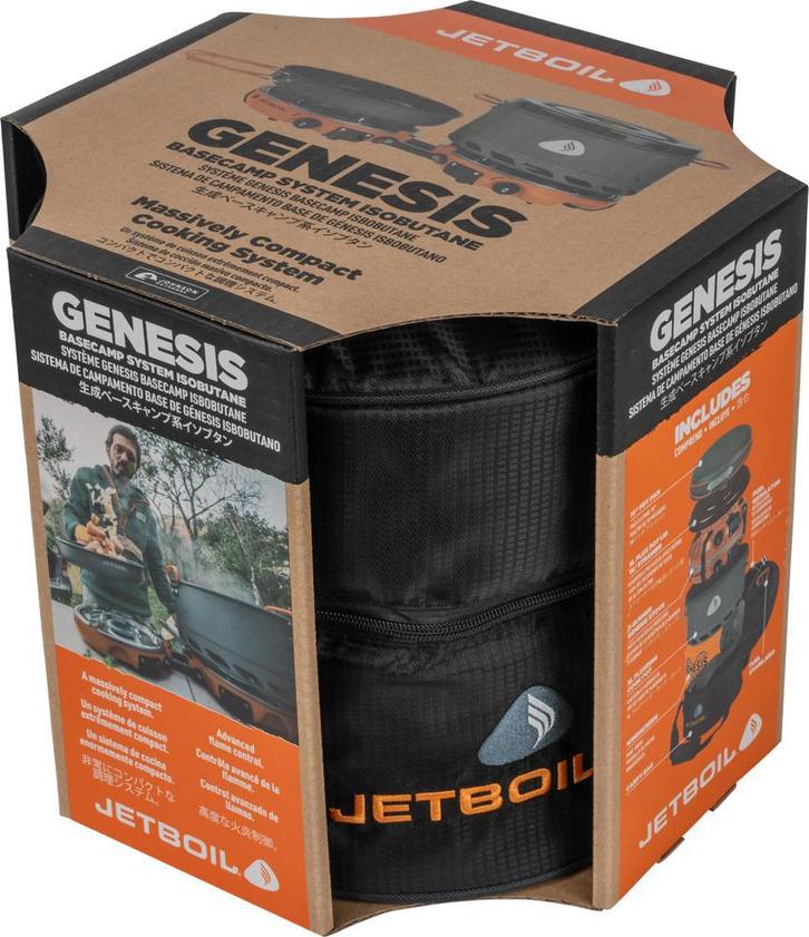 JETBOIL GENESIS BASECAMP KOOKSYSTEEM, Caravans en Kamperen, Kampeeraccessoires, Nieuw, Ophalen of Verzenden