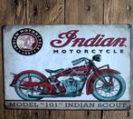 Indian Motorcycle Model 101 Vintage Metalen Bord (Plaat), Verzenden, Nieuw