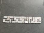 Deco Mozaiek, tegelstrip ~ Marmer ~ Cortona., Doe-het-zelf en Verbouw, Tegels, Wandtegels, Nieuw, Ophalen of Verzenden, Minder dan 5 m²