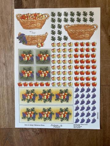 Knipvel Picture Punch - fruitmand fruit  