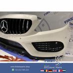 W205 C43 AMG VOORBUMPER + GT GRIL Mercedes C Klasse WIT COMP, Auto-onderdelen, Carrosserie en Plaatwerk, Gebruikt, Ophalen of Verzenden