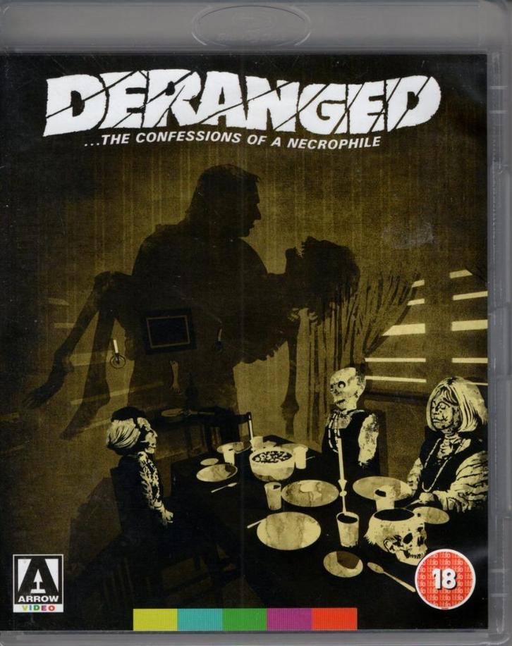 Deranged (1974) - Arrow - Engelse ondertiteling, Cd's en Dvd's, Blu-ray, Zo goed als nieuw, Verzenden