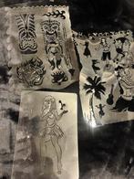 Groot pakket stencil/ sjablonen airbrush, Ophalen of Verzenden, Zo goed als nieuw
