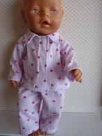 Pyjama past de baby pop born van 43 cm.Poppenkleertjes, Nieuw, Ophalen of Verzenden, Babypop