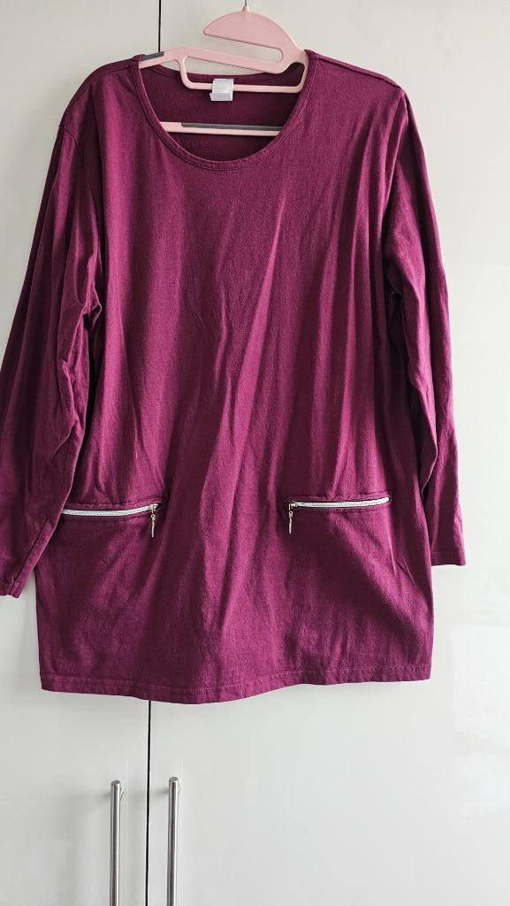 Leuk Shirt met ritsjes🍀Mt 42/44🌿🌿Als Nieuw, Kleding | Dames, Blouses en Tunieken, Zo goed als nieuw, Maat 42/44 (L), Overige kleuren