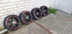 Quad banden met velgen 225 40 14 / 195 45 14, Motoren, Ophalen, Gebruikt
