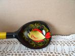 Vintage Chochloma lepel Russische Chochloma lepel 19cm 1970, Antiek en Kunst, Ophalen of Verzenden