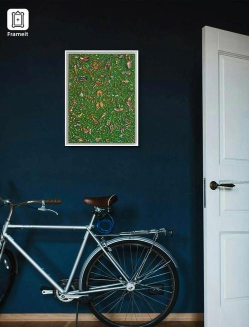 Island vibes, Antiek en Kunst, Kunst | Schilderijen | Abstract, Ophalen of Verzenden