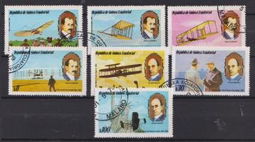Guinea Ecuatorial 1979 Vliegpioniers  vliegtuigen beschikbaar voor biedingen