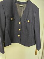 Niendorf Donkerblauw Jasje Colbertje maat 44 46 Gevoerd, Kleding | Dames, Maat 46/48 (XL) of groter, Zo goed als nieuw, Jasje