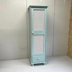 Hoge 1 deurs kledingkast babykamer kidsroom hang/leg blauw, Niet bekend, 50 tot 70 cm, 105 cm of meer, Zo goed als nieuw