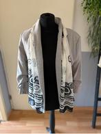 H&M mooi grijs pak blazer & 7/8 pantalon mt 44 ZGAN, H&M, Kostuum of Pak, Maat 42/44 (L), Ophalen of Verzenden