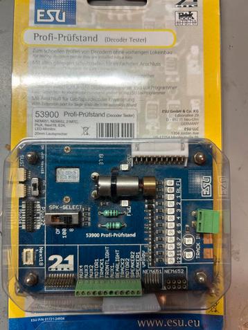 ESU 53900 Decoder Testmodule - Perfecte Staat! beschikbaar voor biedingen