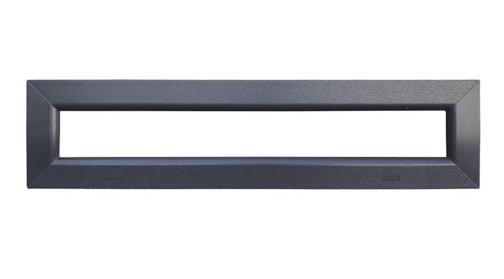 Kunststof Kozijn Vast  B98 H25cm Antraciet, Doe-het-zelf en Verbouw, Kozijnen en Schuifpuien, Nieuw, Raamkozijn, Kunststof, Inclusief glas