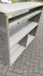 Steiger houten (boeken-) kast, Huis en Inrichting, Kasten | Boekenkasten, Ophalen, 100 tot 150 cm, 100 tot 150 cm, Zo goed als nieuw
