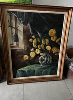 Mooi bloemenschilderij met een klein beetje schade, Ophalen of Verzenden