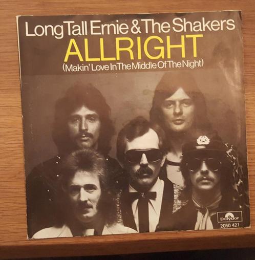 2050 421 long tall ernie & the shakers  allright, Cd's en Dvd's, Vinyl Singles, Zo goed als nieuw, Single, Rock en Metal, 7 inch