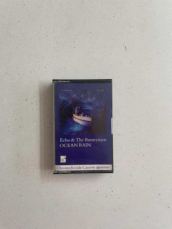 Echo and the Bunnymen - Ocean Rain (cassette), Cd's en Dvd's, Cassettebandjes, Zo goed als nieuw, Origineel, Pop, 1 bandje, Met bewaardoos, rek of koffer