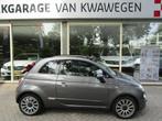 FIAT 500C TURBO CABRIO ECC L.M. VELGEN BLUET., 945 kg, Stof, Gebruikt, Euro 6