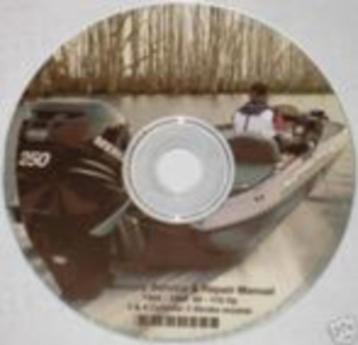 Mercury & Johnson Evinrude Outboard Repair CD's - 2