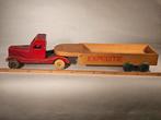 Nooitgedacht Houten Vrachtauto Speelgoed, Antiek en Kunst, Antiek | Speelgoed, Ophalen of Verzenden