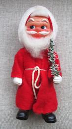 Oude staande Kerstman met kersttak ( celluloid (?) en vilt ), Diversen, Kerst, Ophalen of Verzenden