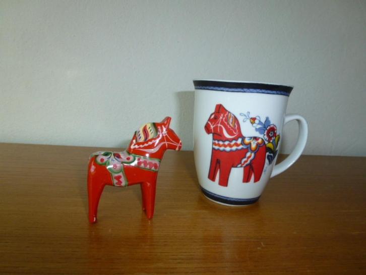 Dala Dalarna paardje Zweden, Antiek en Kunst, Kunst | Designobjecten, Verzenden