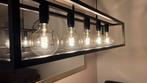 Hanglamp met 5 lampen zwart van Haco, Ophalen, Zo goed als nieuw, Metaal, Minder dan 50 cm