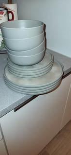 Kunstof borden schaaltjes en kopjes., Ophalen of Verzenden