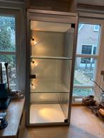 Juweliers vitrinekast met verlichting en slot, Ophalen, Met plank(en), Minder dan 50 cm, Gebruikt